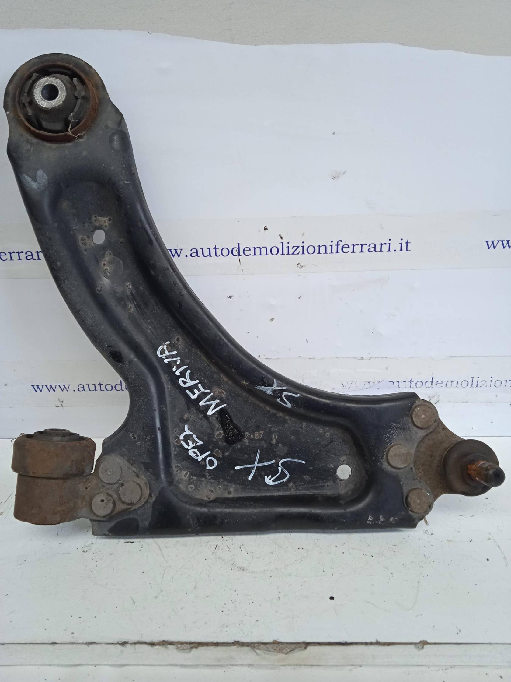 Braccio oscillante sosp. ant. sx.